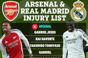 阿森纳皇马场上两队踢，场下伤停球员刚好再凑一队